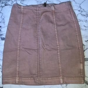 Dusty Rose Mini Skirt